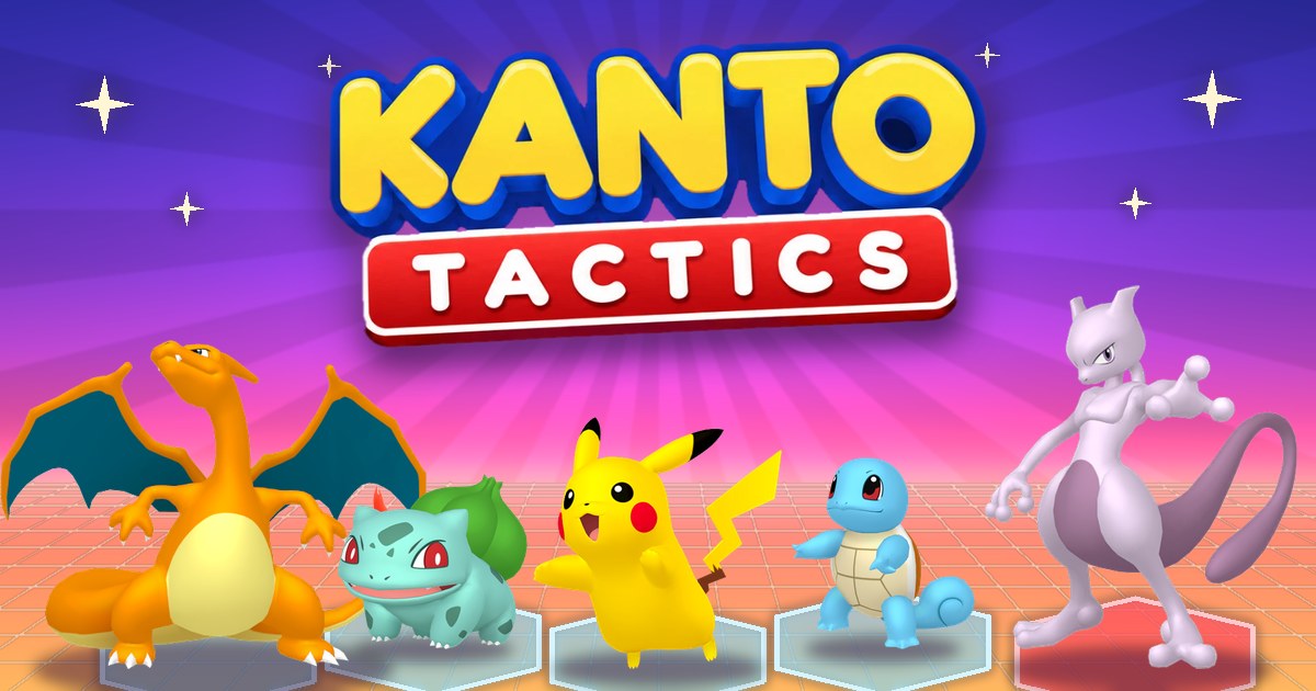 Kanto Tactics cover artwork showing Pokémon and the game title, supplied by Einoow